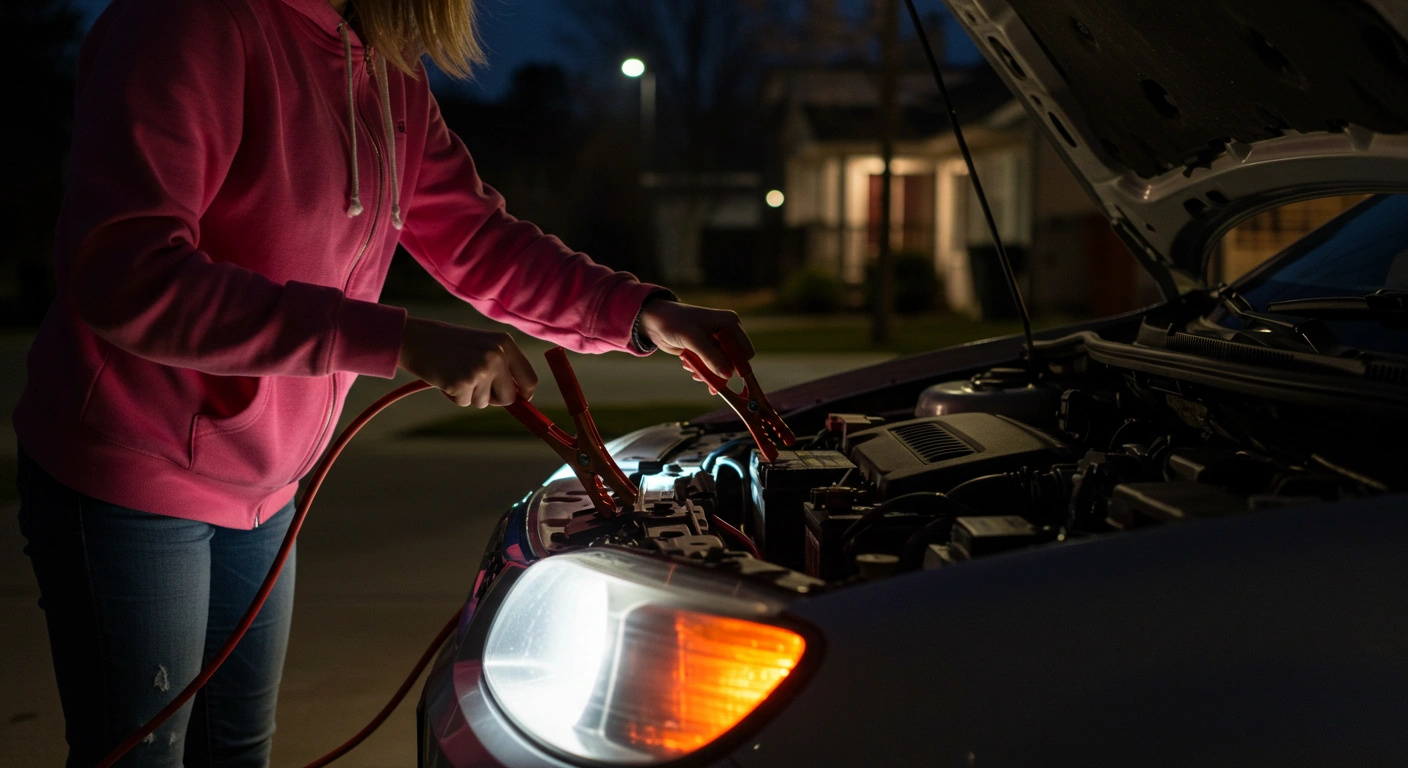 How to Jumpstart a Car With Jumper Cables